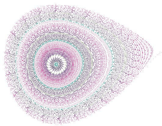 The Kamtorus fractal by Peter Moreland.